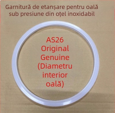 WBZ7 Inel de etanșare din aliaj de aluminiu pentru oală sub presiune — set garnituri capac, inel silicon, inel din piele, mărime 16–36 cm