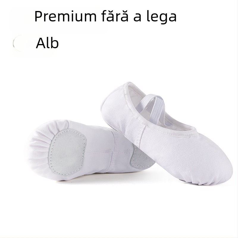 Pantofi de dans pentru copii și adulți, talpă moale, culoare pielii, pentru antrenament de balet, stil Cat-Paw, clasic