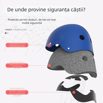 Set de protecție pentru copii: cască și protecții pentru role, ciclism și bicicletă de echilibru