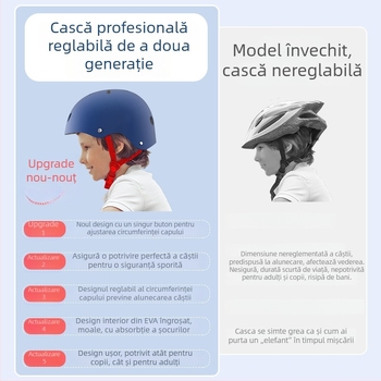Set de protecție pentru copii: cască și protecții pentru role, ciclism și bicicletă de echilibru