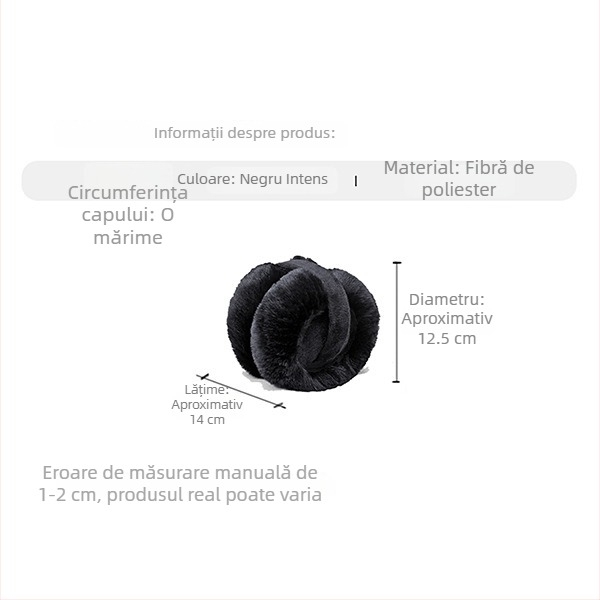 Protecții pentru urechi din pluș, unisex, pentru iarnă, calde, cu blană artificială