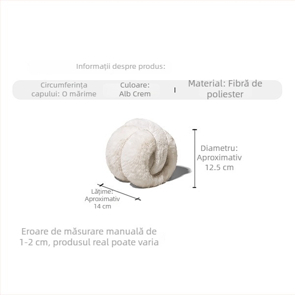 Protecții pentru urechi din pluș, unisex, pentru iarnă, calde, cu blană artificială