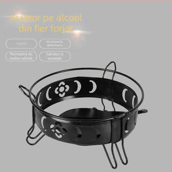 Foc de alcool portabil și set de oale pentru gătit uscat – pentru cămin