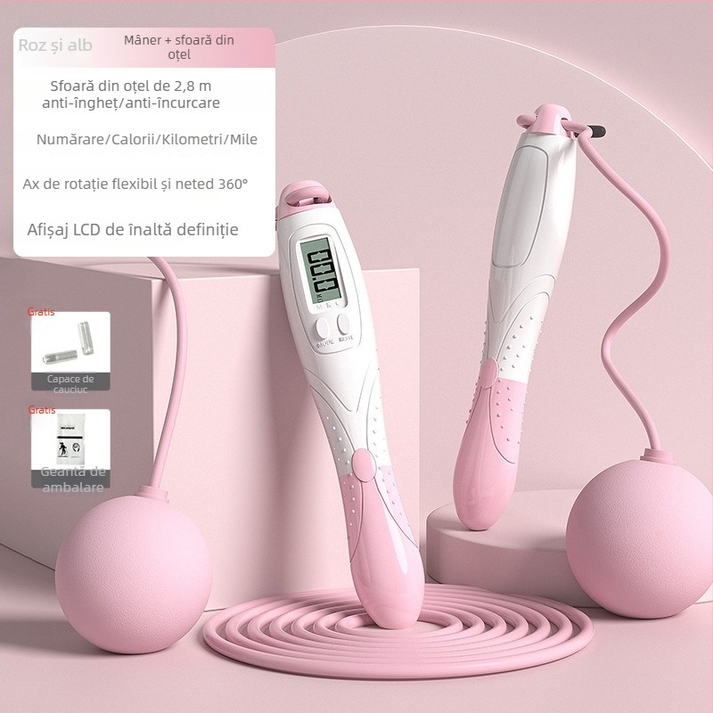 Sfoară de sărit cu numărător electronic pentru elevi — echipament de fitness pentru antrenament