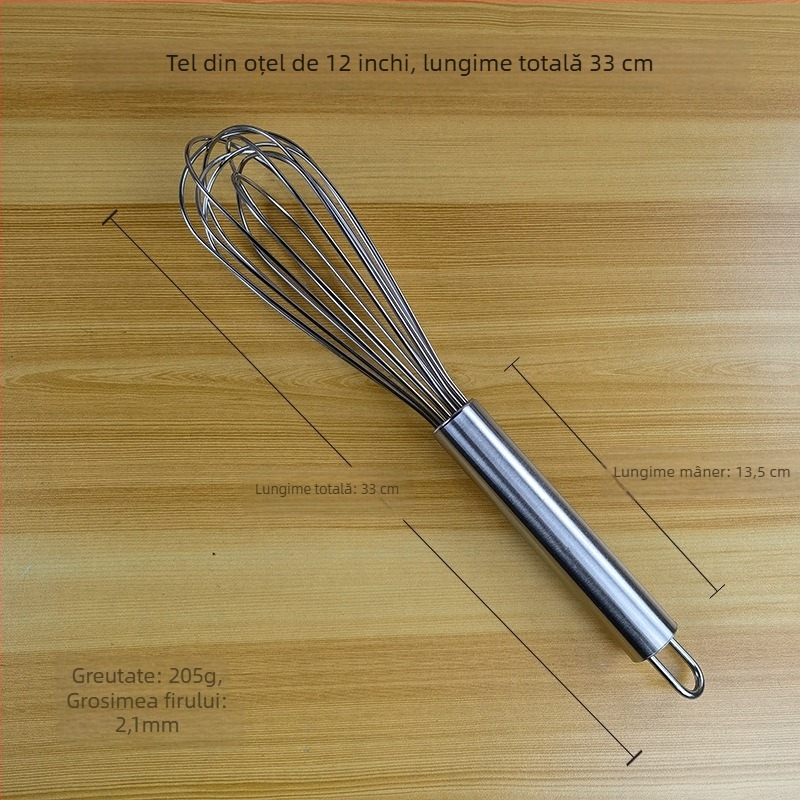 Bătător manual pentru ouă din oțel inoxidabil 304/201, compact mini, pentru uz casnic, semi-automat