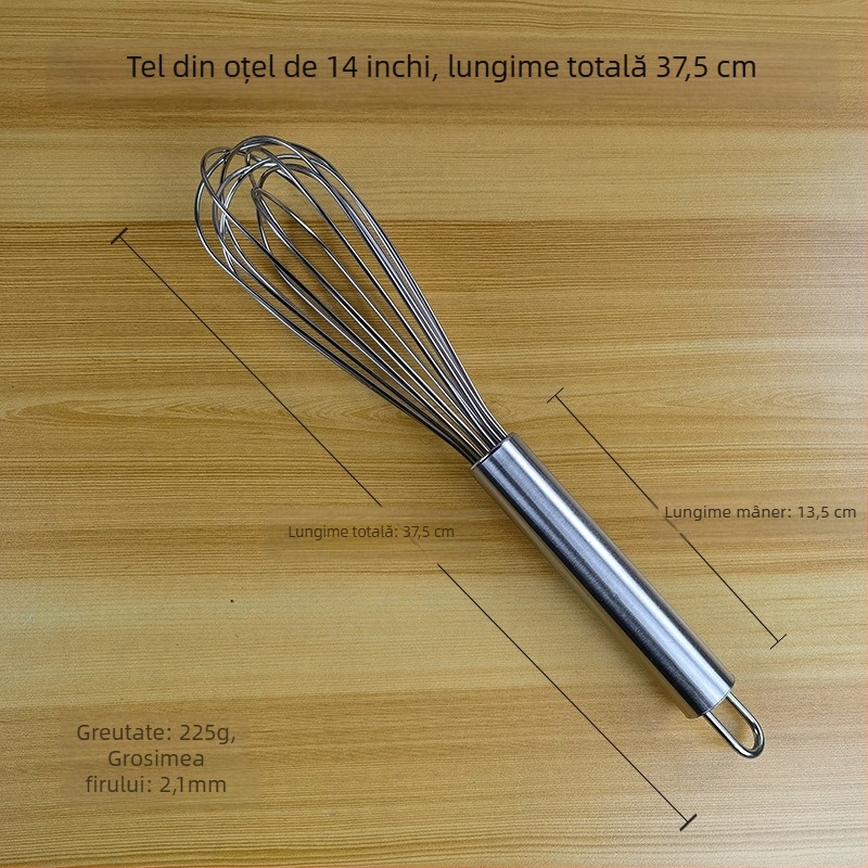 Bătător manual pentru ouă din oțel inoxidabil 304/201, compact mini, pentru uz casnic, semi-automat