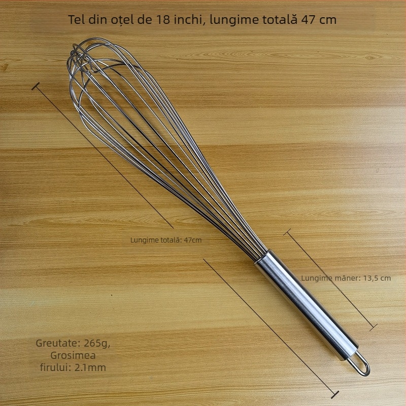 Bătător manual pentru ouă din oțel inoxidabil 304/201, compact mini, pentru uz casnic, semi-automat