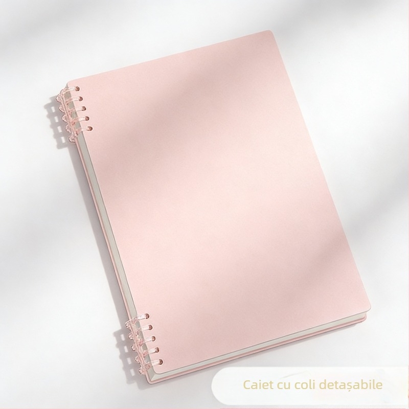 Carnet cu spiral în stil Morandi, plăcut la atingere, spiral detașabil, pentru elevi de gimnaziu