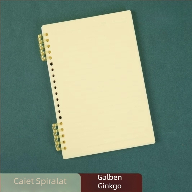 Carnet cu spiral în stil Morandi, plăcut la atingere, spiral detașabil, pentru elevi de gimnaziu