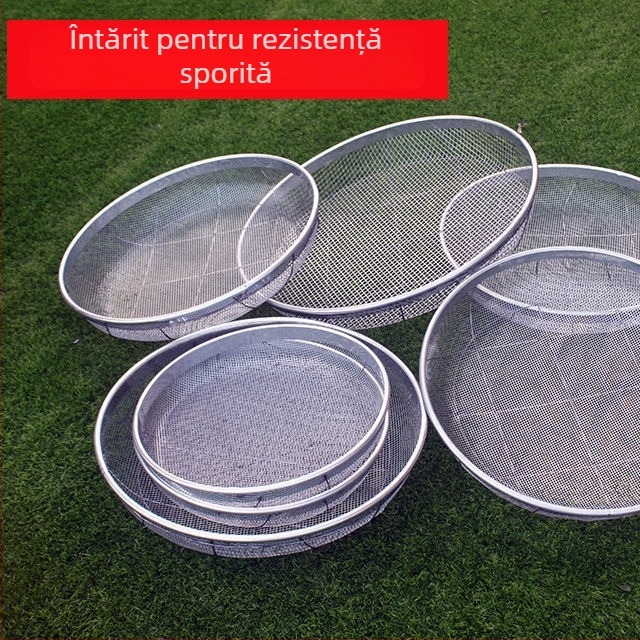 Sită universală pentru nisip, pietriș, cereale, cărbune și făină — plasă din sârmă de oțel