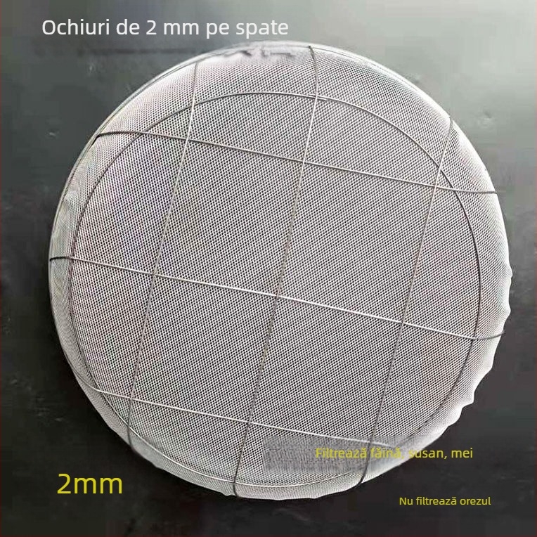 Sită universală pentru nisip, pietriș, cereale, cărbune și făină — plasă din sârmă de oțel