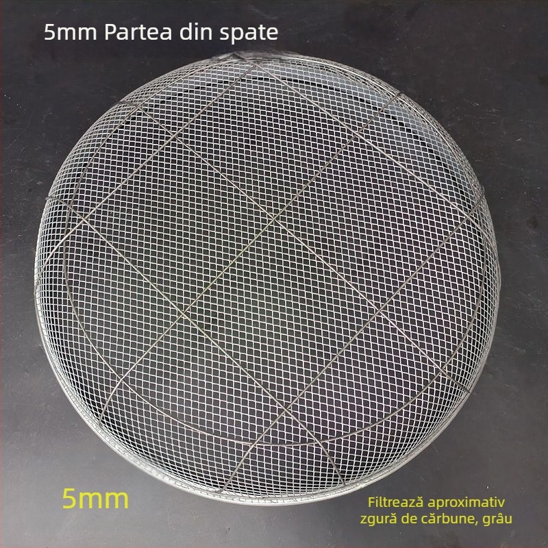 Sită universală pentru nisip, pietriș, cereale, cărbune și făină — plasă din sârmă de oțel