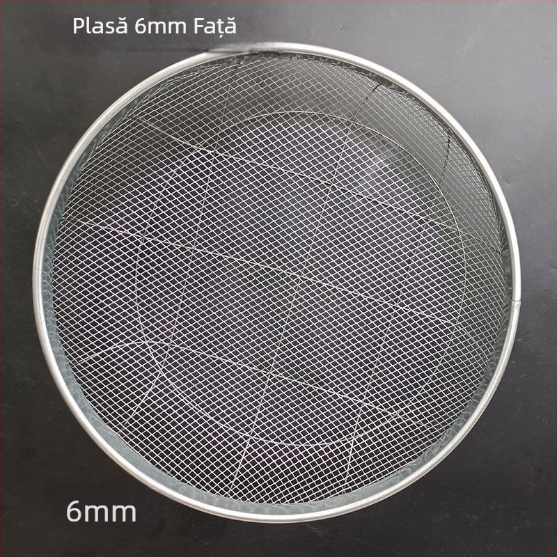 Sită universală pentru nisip, pietriș, cereale, cărbune și făină — plasă din sârmă de oțel