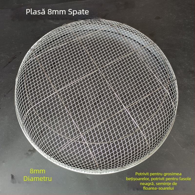 Sită universală pentru nisip, pietriș, cereale, cărbune și făină — plasă din sârmă de oțel