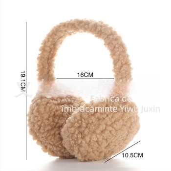 Protecții pentru urechi din pluș, iarnă, unisex, culoare solidă, drăguțe și calde