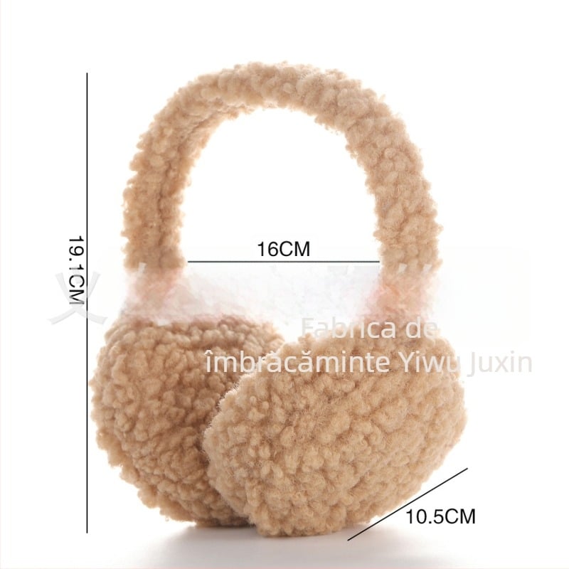 Protecții pentru urechi din pluș, iarnă, unisex, culoare solidă, drăguțe și calde