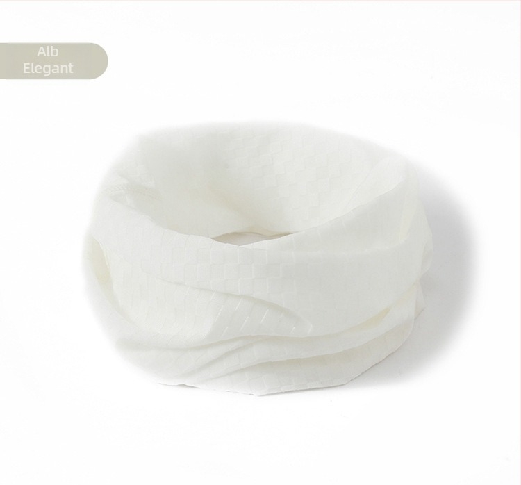 Mască de protecție solară pentru față și gât, pentru ciclism, stil turban cu prinderi la urechi, fular din Ice Silk