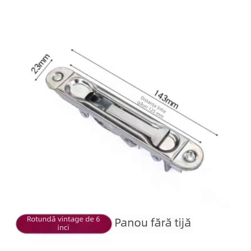Zăvor anti-furt pentru ușă cu dinți, zăvor extins pentru uși vechi, zăvor ascuns din oțel inoxidabil