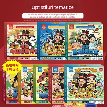 Monopoly Deluxe pentru familie – joc educativ de societate Turul lumii
