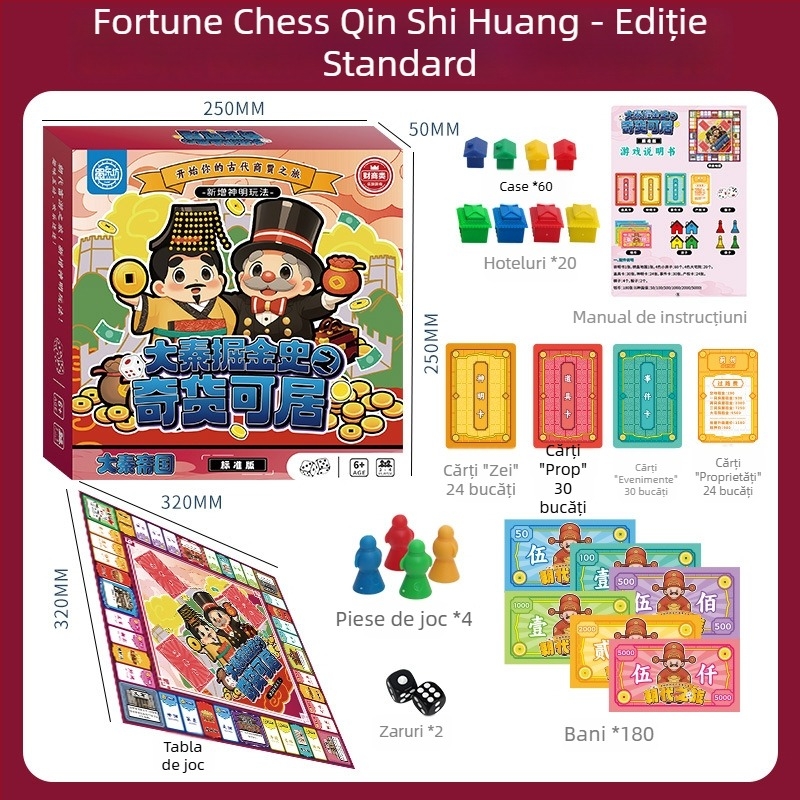 Monopoly Deluxe pentru familie – joc educativ de societate Turul lumii