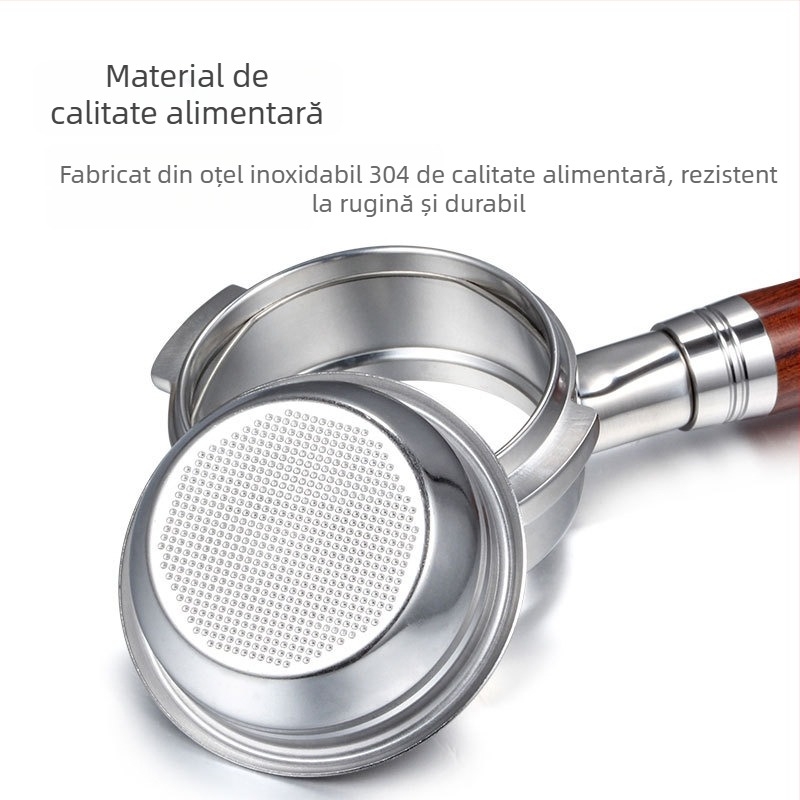 Filtru de cafea pentru turnat manual din oțel inoxidabil 304, ceașcă de filtrație, compatibil cu dimensiunile 51/54/58 mm, pentru o singură sau dublă porție