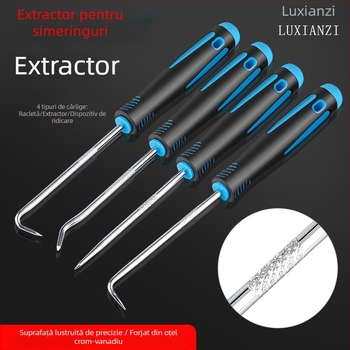 Unealtă pentru schimbul de ulei la mașină: îndepărtator de garnituri, cârlig de demontare și extractor de garnituri