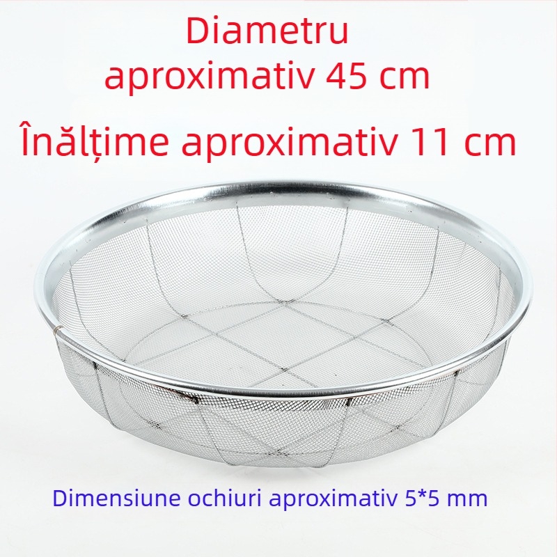 Jingmu Sită din sârmă de fier pentru făină și cereale