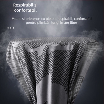 Mască de față cu protecție solară pentru ciclism, față completă, acoperire a gâtului, protecție UV, material ice silk