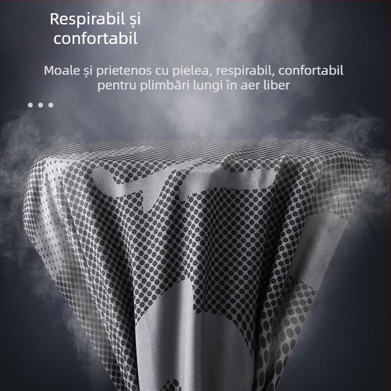 Mască de față cu protecție solară pentru ciclism, față completă, acoperire a gâtului, protecție UV, material ice silk