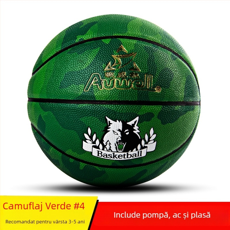 Dimensiune 5, baschet reflexiv pentru copii pentru antrenament în grădiniță – PU absorbant de umiditate, piele moale, gravare personalizată