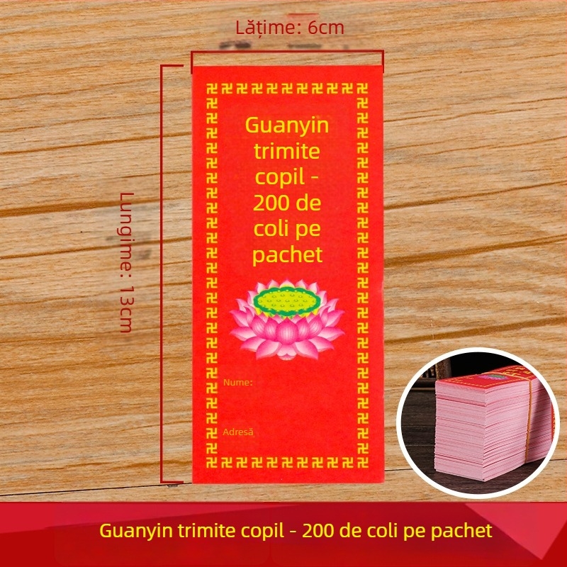 Set de hârtie colorată pentru lampi budiste, hârtie de merite și ofrande, lampă cu lotus, accesorii pentru ritualuri