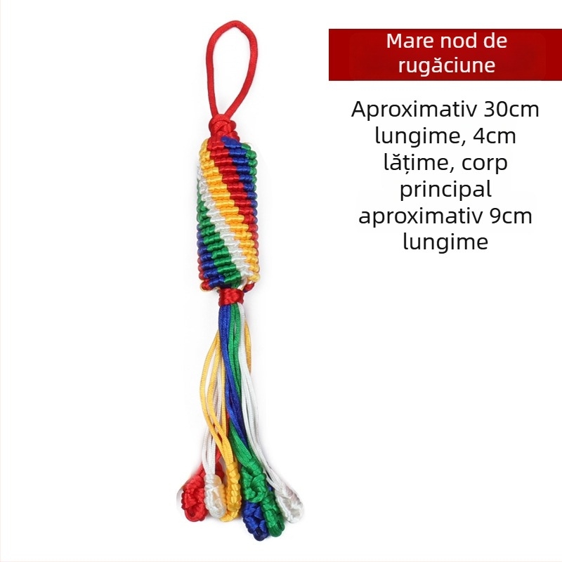 Pandantiv pentru mașină, nod diamant, nod rotativ colorat, nod chinezesc norocos, realizat manual