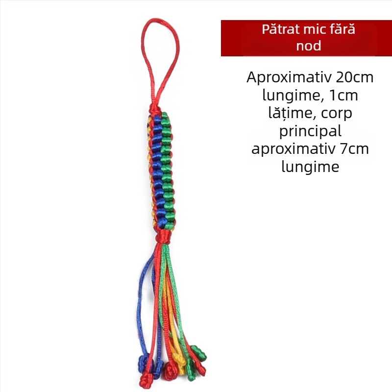 Pandantiv pentru mașină, nod diamant, nod rotativ colorat, nod chinezesc norocos, realizat manual