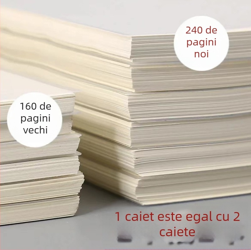 Caiet spiral cu grilă, format B5, caiet de clasă în stil Insta pentru liceeni și studenți