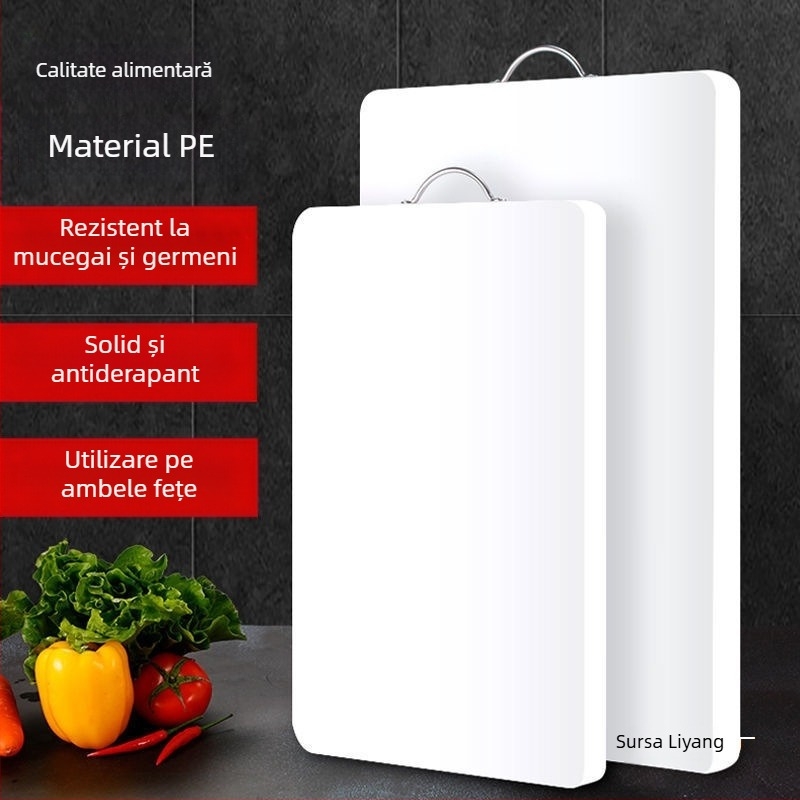 Tocător PE din plastic alimentar, pentru uz casnic, tocător de bucătărie din plastic, tocător de fructe în cămin, Liyang