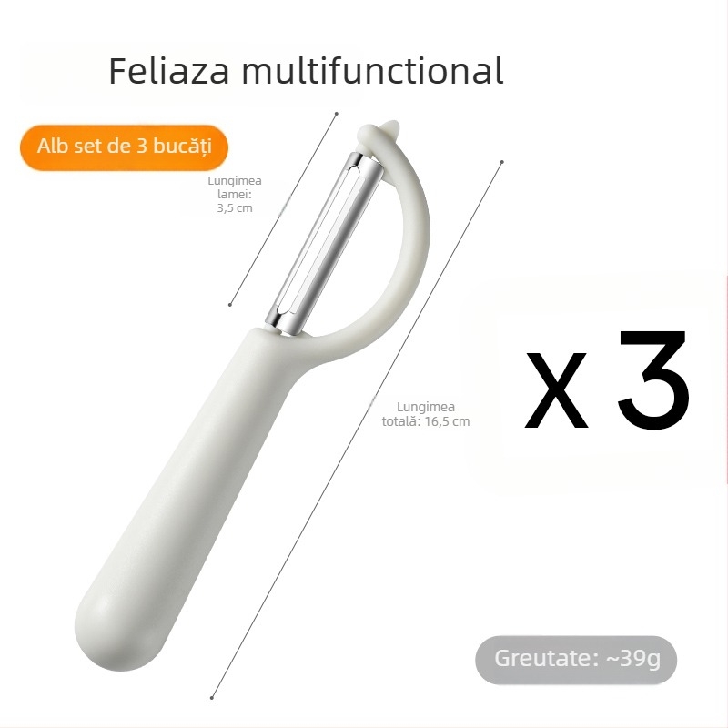 Curățător de bucătărie din oțel inoxidabil, multifuncțional, pentru cartofi și fructe