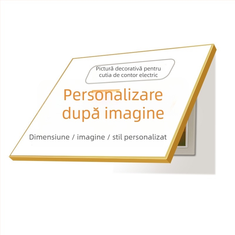 Panouri decorative pentru capacul cutiei de repartitoare electric, cu picturi decorative pentru promovare corporativă, portrete de familie, fotografii de nuntă și decor hotelier