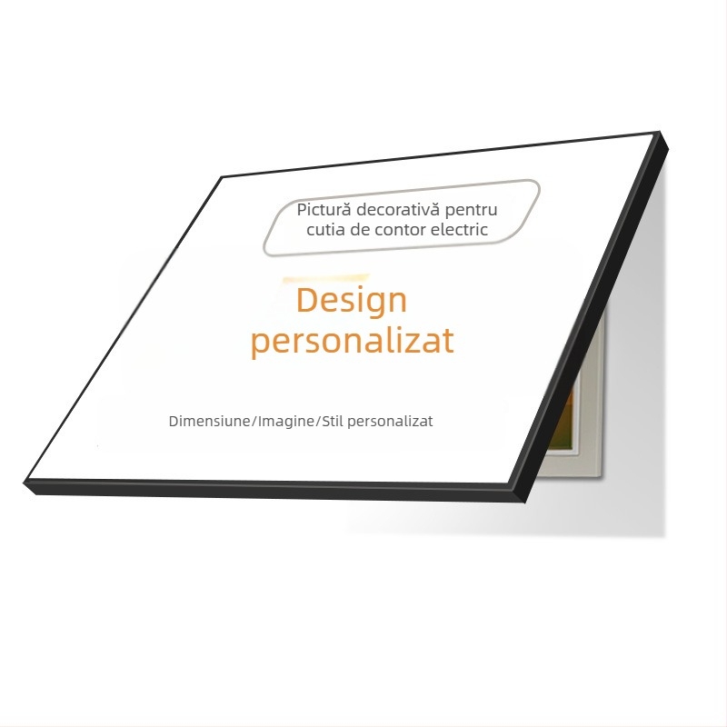 Panouri decorative pentru capacul cutiei de repartitoare electric, cu picturi decorative pentru promovare corporativă, portrete de familie, fotografii de nuntă și decor hotelier
