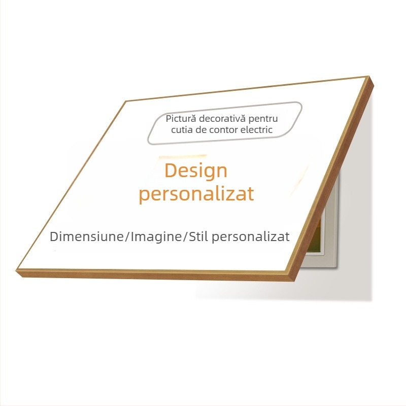 Panouri decorative pentru capacul cutiei de repartitoare electric, cu picturi decorative pentru promovare corporativă, portrete de familie, fotografii de nuntă și decor hotelier