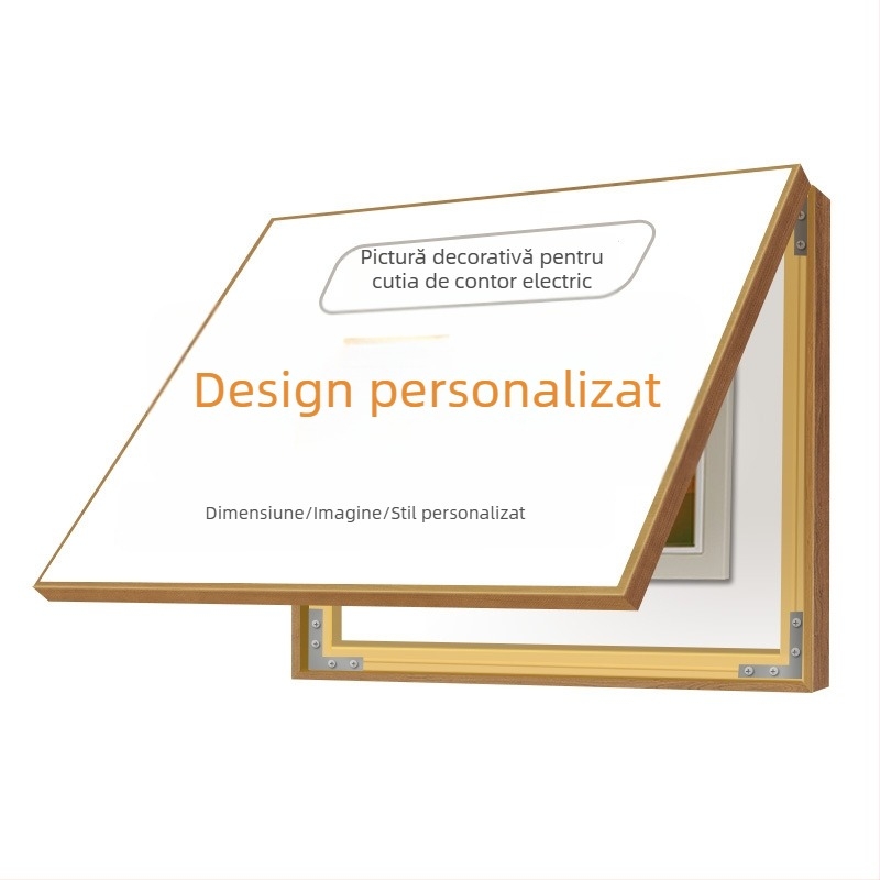 Panouri decorative pentru capacul cutiei de repartitoare electric, cu picturi decorative pentru promovare corporativă, portrete de familie, fotografii de nuntă și decor hotelier