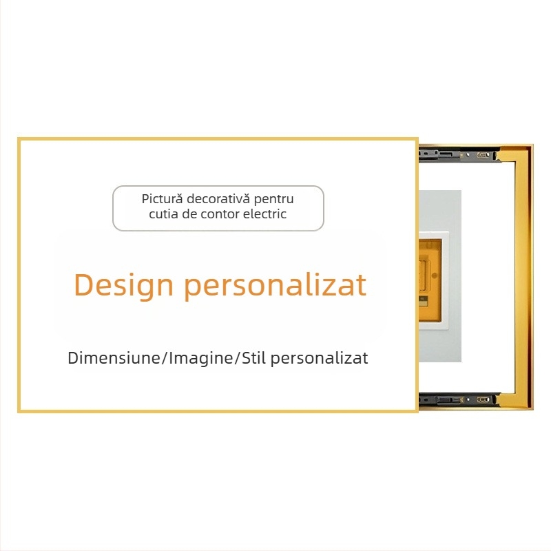 Panouri decorative pentru capacul cutiei de repartitoare electric, cu picturi decorative pentru promovare corporativă, portrete de familie, fotografii de nuntă și decor hotelier