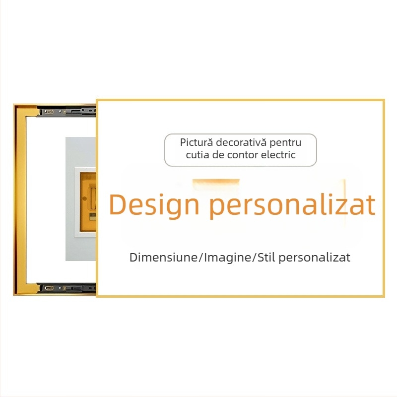 Panouri decorative pentru capacul cutiei de repartitoare electric, cu picturi decorative pentru promovare corporativă, portrete de familie, fotografii de nuntă și decor hotelier
