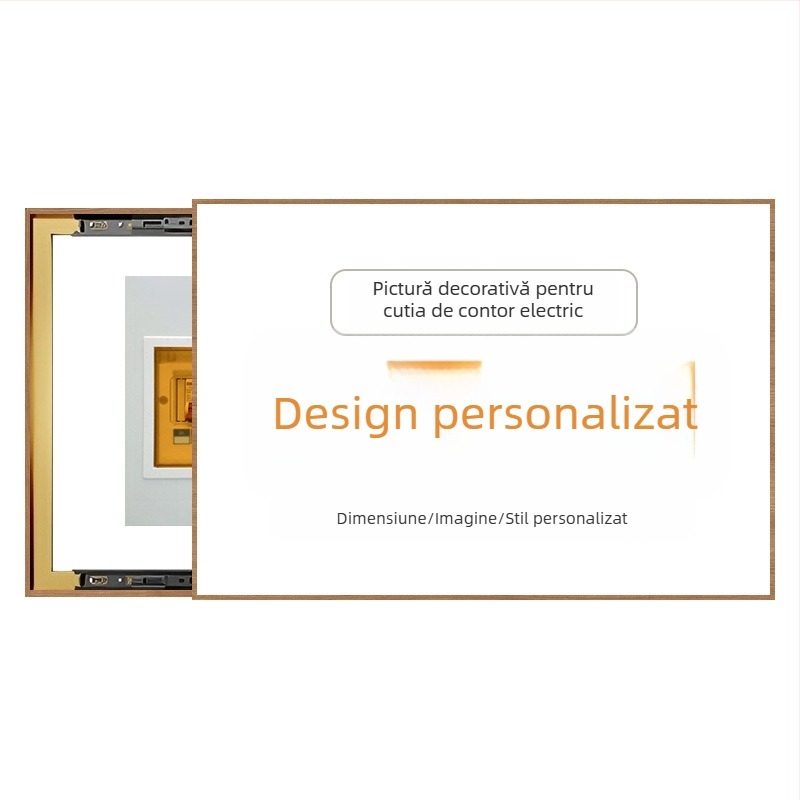 Panouri decorative pentru capacul cutiei de repartitoare electric, cu picturi decorative pentru promovare corporativă, portrete de familie, fotografii de nuntă și decor hotelier