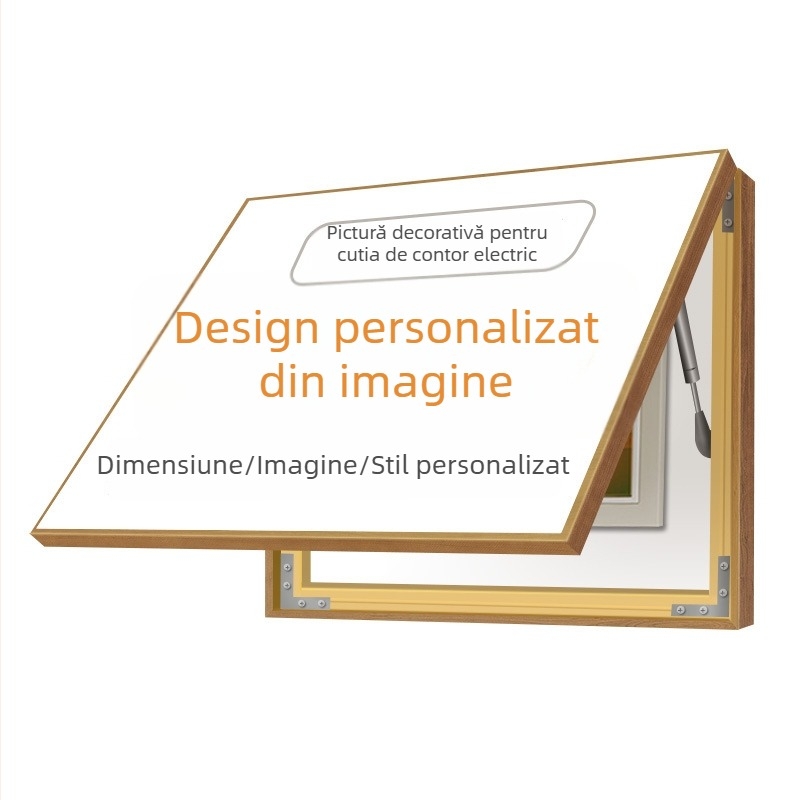 Panouri decorative pentru capacul cutiei de repartitoare electric, cu picturi decorative pentru promovare corporativă, portrete de familie, fotografii de nuntă și decor hotelier
