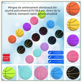 Baschet PU greu, replică la scară 1:1, pentru copii și tineri, antrenament profesional, ricochet extrem de mare, densitate înaltă, utilizare silențioasă, 24 cm