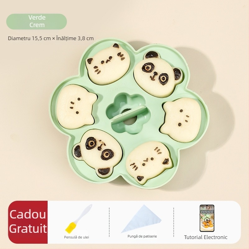 Formă din silicon pentru gătit la abur bebeluți – silicon alimentar, rezistentă la temperaturi înalte, ustensilă de bucătărie pentru acasă