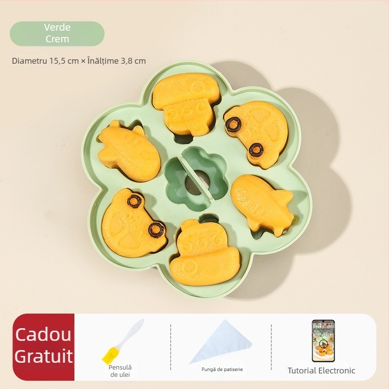Formă din silicon pentru gătit la abur bebeluți – silicon alimentar, rezistentă la temperaturi înalte, ustensilă de bucătărie pentru acasă