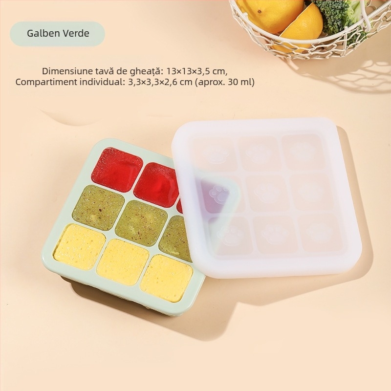Formă din silicon pentru gătit la abur bebeluți – silicon alimentar, rezistentă la temperaturi înalte, ustensilă de bucătărie pentru acasă