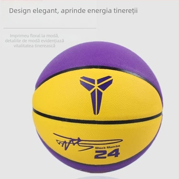 Minge de baschet dimensiune 7, PU durabil, pentru interior și exterior, gravare gratuită, potrivită pentru adulți și adolescenți, cadou de ziua de naștere pentru băieți