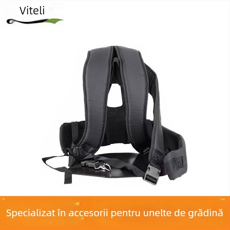 Bretea dublă de umăr pentru mașina de tuns iarba și trimmer, bretea portabilă multifuncțională pentru un singur umăr